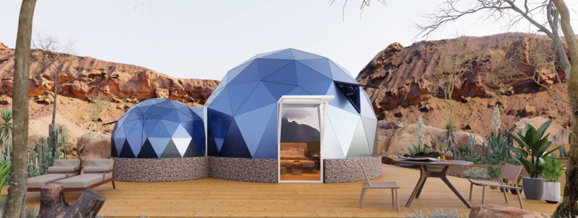 东洲区球形智能光伏玻璃星空房